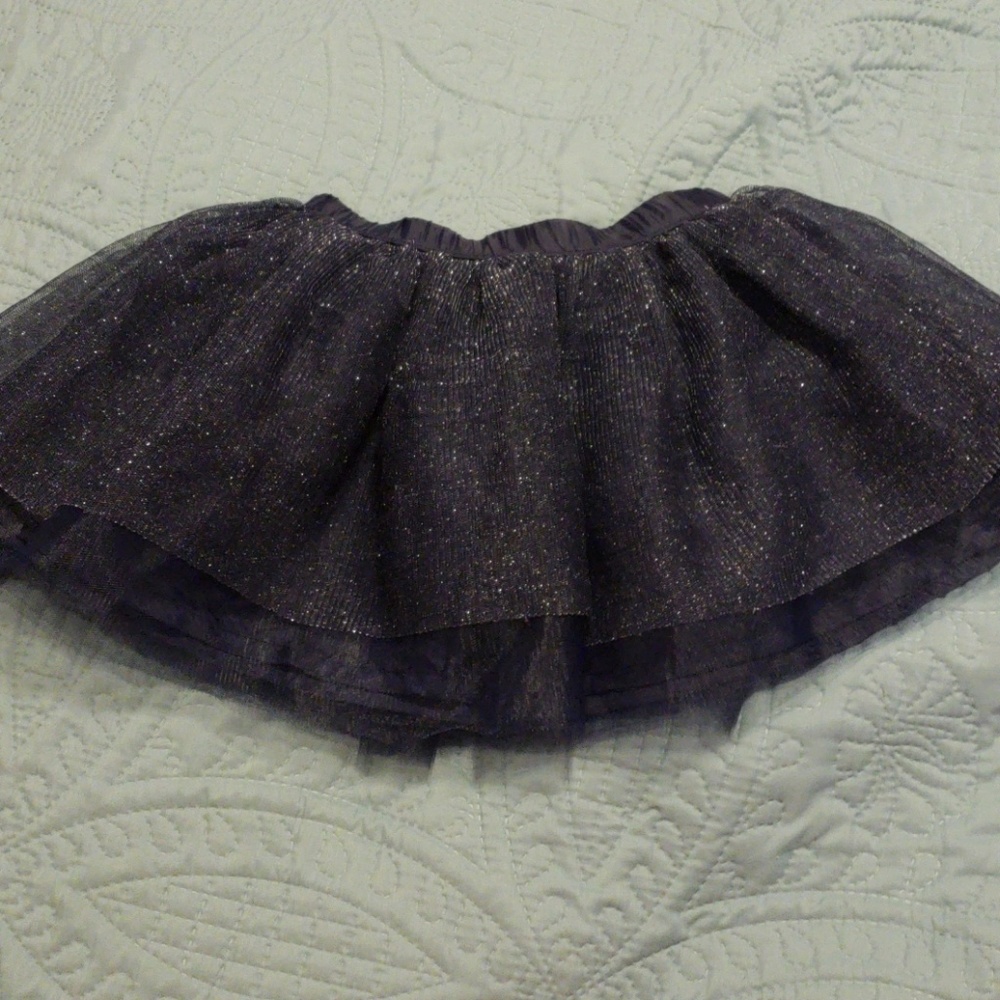 Gymboree Navy Sparkly Tulle Skirt